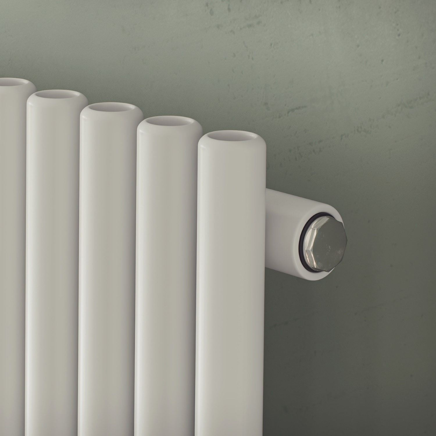 Röhrenheizkörper gerade Heizkörper weiß Wandheizung 180x59 cm 1425 Watt