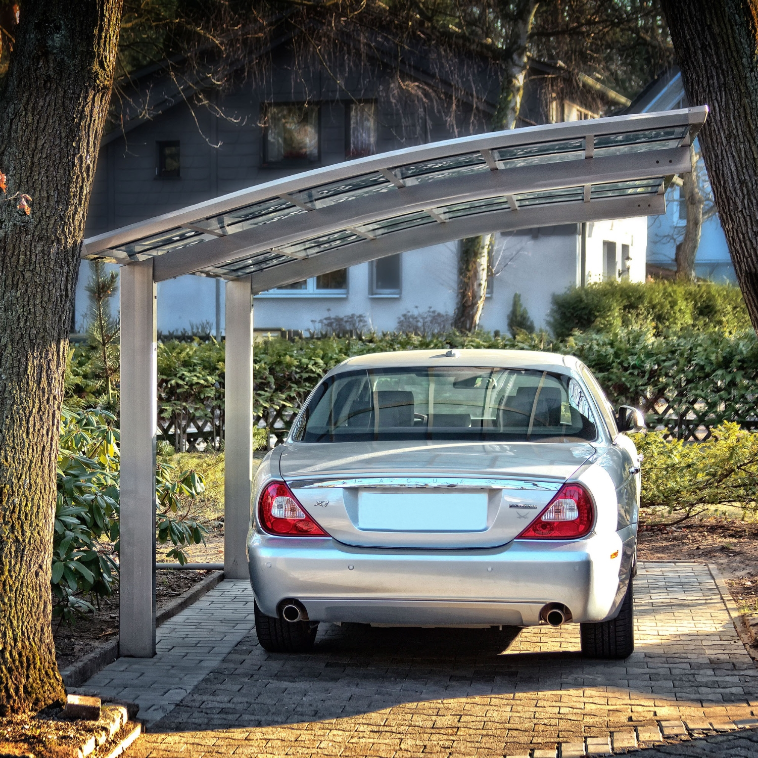 Einzelcarport Terassenüberdachung Carport Pavillon Bausatz Aluminium